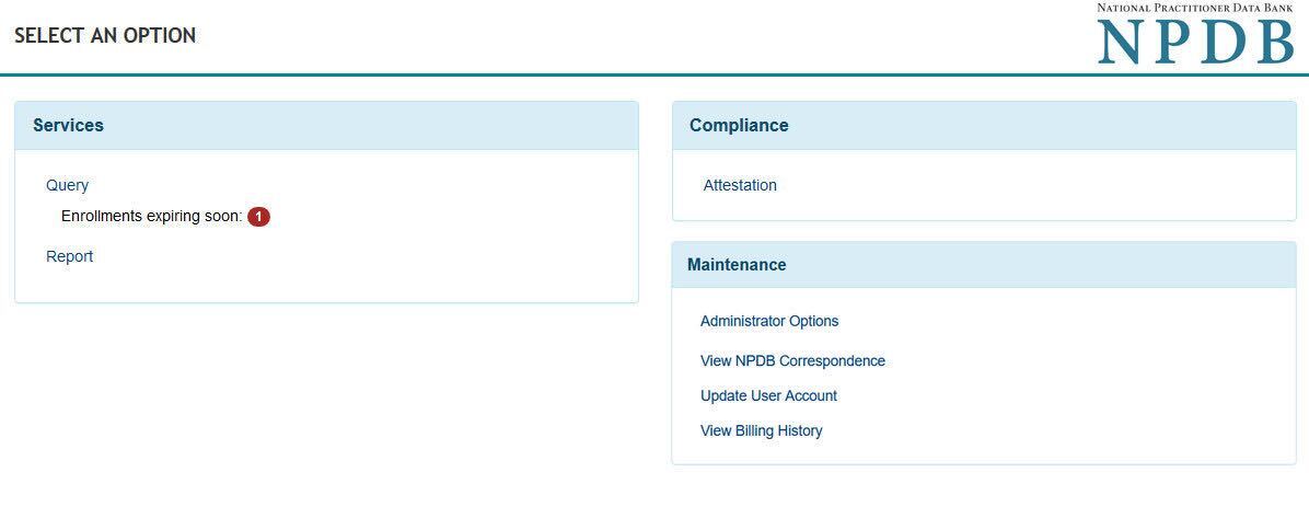 The NPDB - How to View a Query Response